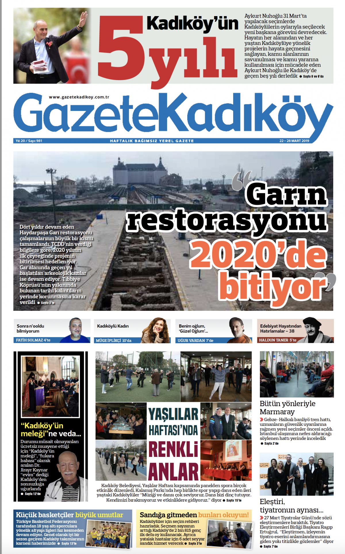Gazete Kadıköy - 981. SAYI